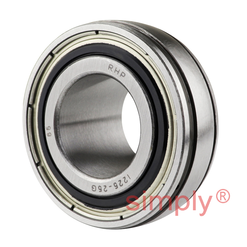 RHP 1225-25G Spherical Outer Flat Back Bearing Insert 25mm Bore 52mm ...