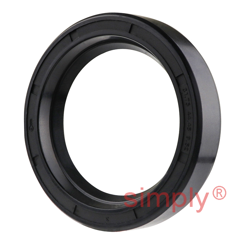 1.25x1.75x0.37 inch Nitrile Rubber Single Lip Rotary Shaft Oil Seal with Garter Spring R21 / SC