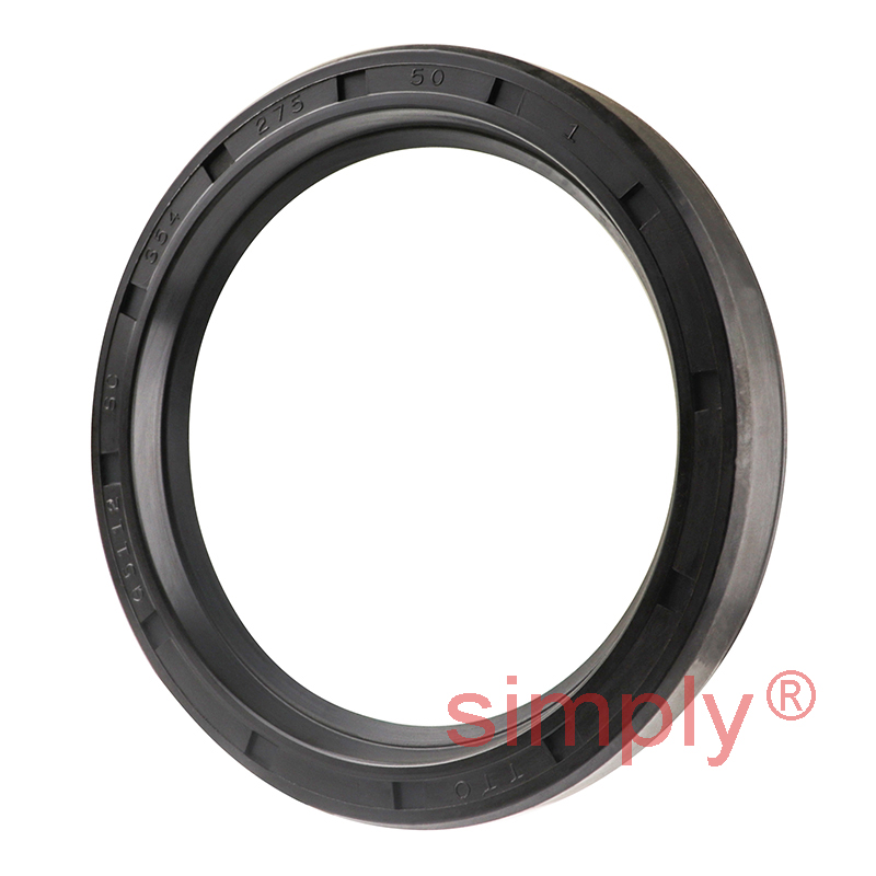 2.75x3.54x0.5 inch Nitrile Rubber Single Lip Rotary Shaft Oil Seal with Garter Spring R21 / SC