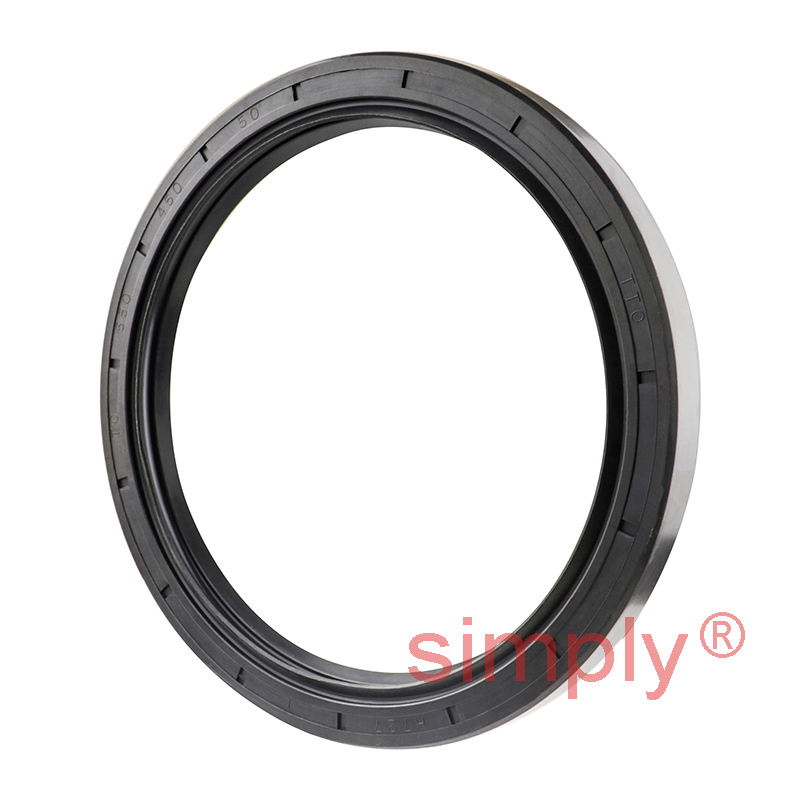 4.5x5.5x0.5 inch Nitrile Rubber Double Lip Rotary Shaft Oil Seal with Garter Spring R23 / TC Style