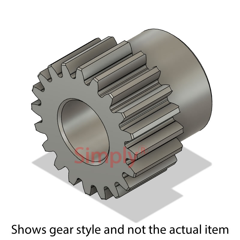 STS40/44B-30 Metric Stainless Steel Spur Gear 44 Tooth 4 Mod Bored 30mm (H8)