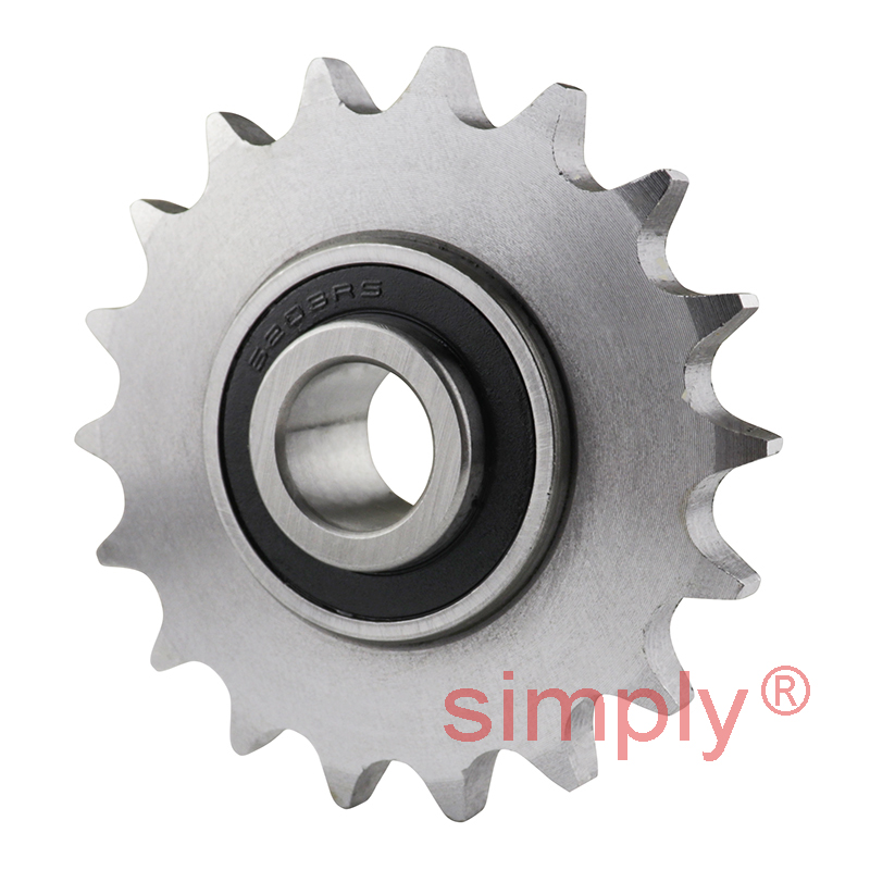 18 Tooth 08B Simplex Idler Sprocket For 1/2 Inch Pitch Chain Simply ...