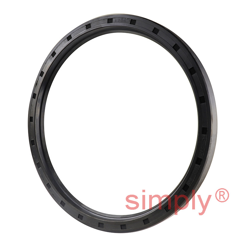 6.12x7.12x0.5 inch Nitrile Rubber Single Lip Rotary Shaft Oil Seal with Garter Spring R21 / SC