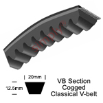 20mm Wide V Belt