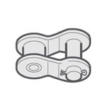 BS Simplex Narrow Section Single Cranked Cottered Link