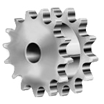 Double Simplex Pilot Bored Sprockets