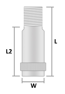 Schrader Metal Valve Extensions