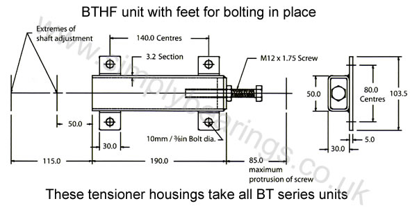 RHP Tensioner Housings