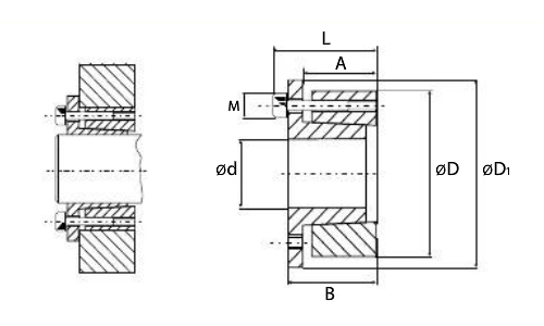 DRIVELOCK Bush Schematic