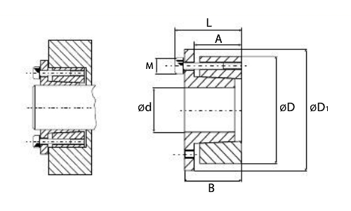 DRIVELOCK Bush Schematic