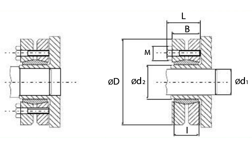 DRIVELOCK Bush Schematic
