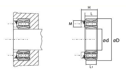 DRIVELOCK Bush Schematic