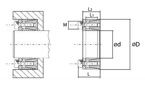 DRIVELOCK Bush Schematic