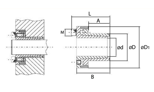 DRIVELOCK Bush Schematic