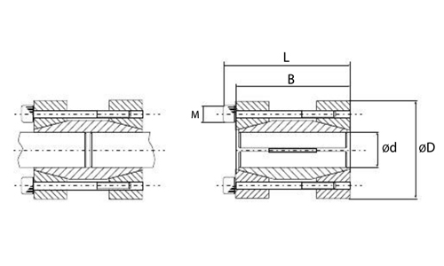 DRIVELOCK Bush Schematic