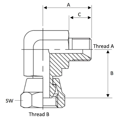 EMBFB Hose Fitting Schematic