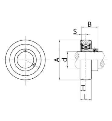 FJ SBR200 Precision Bearing Inserts