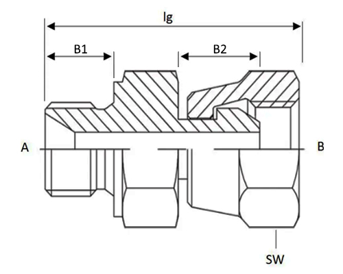 MBFB Hose Fitting Schematic