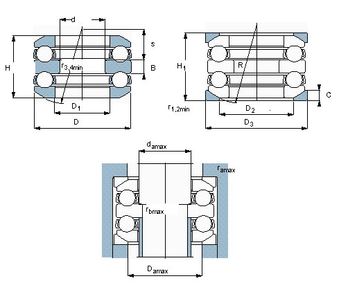 SKF Ball Thrust Races