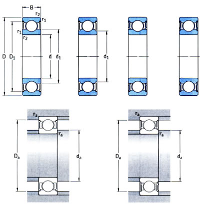 Stainless Deep Groove Ball Bearings