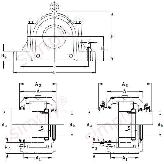 SKF Split Pillow Block Housing