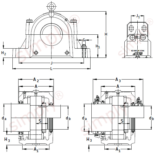 SKF Split Pillow Block Housing