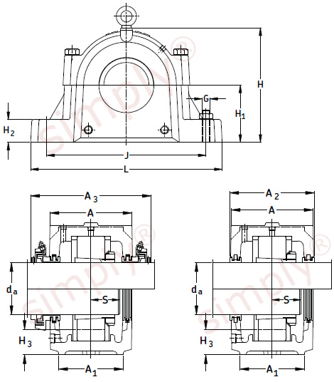 SKF Split Pillow Block Housing