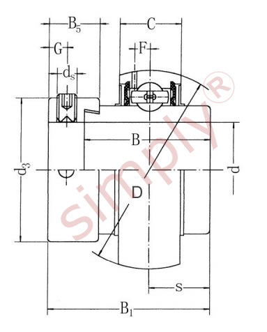 HC Series Inserts Schematic Drawing