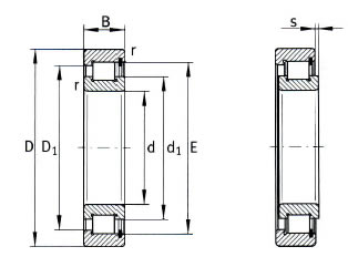 SL18-- Single Row Full Complement Cylindrical Roller Bearing