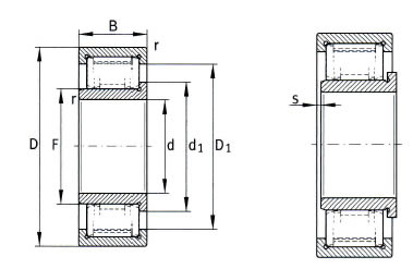 ZSL1923 Cylindrical Roller Bearing with Spacer