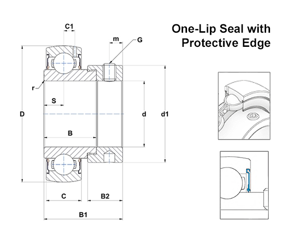 SNR SES Bearing Insert Schematic