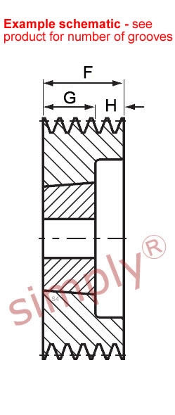 Vee Pulley Schematic 