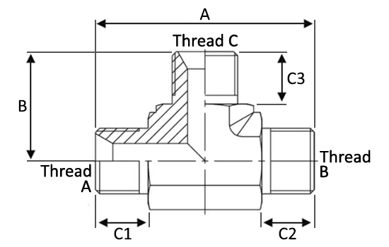 TMB Hose Fitting Schematic