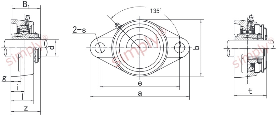 UKFL200 Series Housings