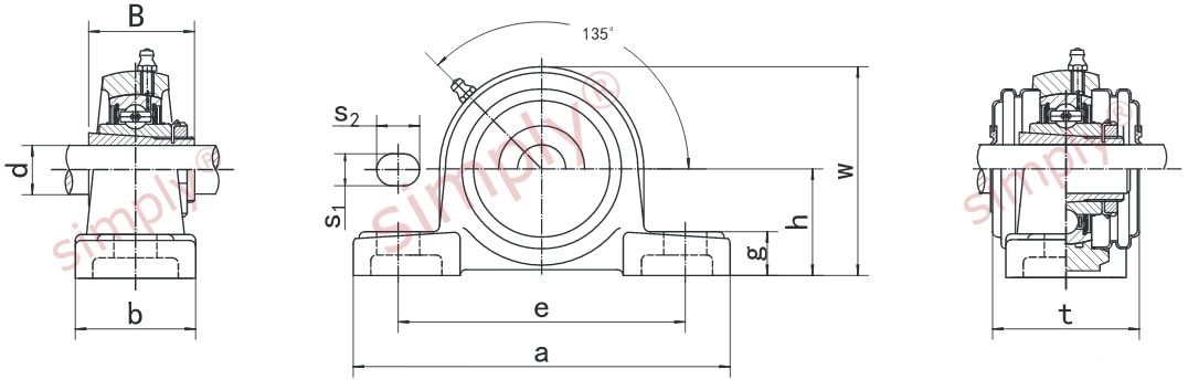 UKP200 Series Housings