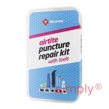 Weldtite Cycle Puncture Repair Kit with Tyre Levers and Multi Spanner