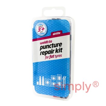 Weldtite Puncture Repair Kit for Fat Tyres Suitable for 27.5 inch / 29 inch and 3 inch Tyres