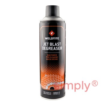 Weldtite Jet Blast Degreaser 500ml Aerosol Spray for Chains and Drivetrains