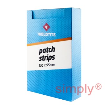 Weldtite 0.6mm Thick Butyl Rubber Repair Patch Sheet (155mm x 95mm)