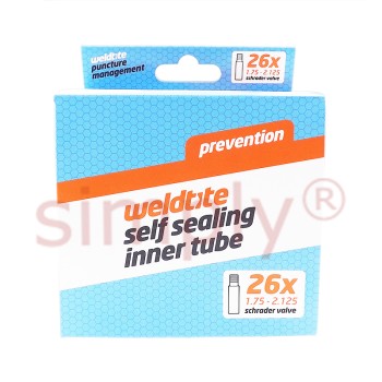 Weldtite Self Sealing 26 inch Schrader Inner Tube