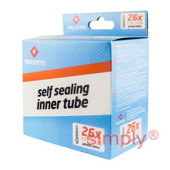 Weldtite Self Sealing 26 inch Presta Inner Tube