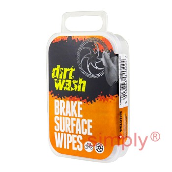 Pack of 6 Weldtite Dirtwash Cycle Disc Rotor Wipes