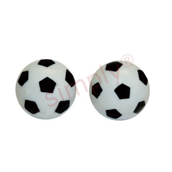 Pack of 2 Football Valve Caps Schrader Type