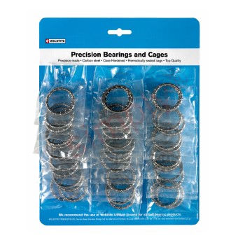 5/32 inch Case Hardened Ball Bearings in Cage Retainers (20 pairs)