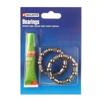 2 x 5/16 inch Case Hardened Ball Bearings in Cage Retainers and TF2 Lithium Grease