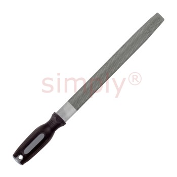 Cyclo Half Round File with Comfortable Rounded Plastic Handle
