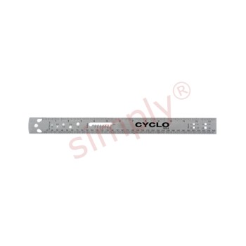 Cyclo Stainless Steel Spoke Ruler Measures 1.6 to 4mm Spokes