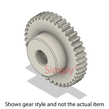 WPS07/12B-3 Metric Moulded Hostaform Spur Gear 12 Tooth 0.7 Mod Bored 3mm (H9)