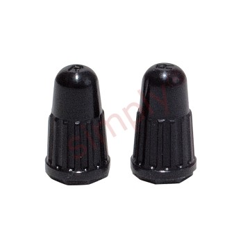 Pack of 2 Plastic Presta Valve Caps (Keep the Dirt Out)