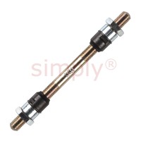 Cyclo 9.5x175mm Chrome Molybdenum Steel Cycle Axle